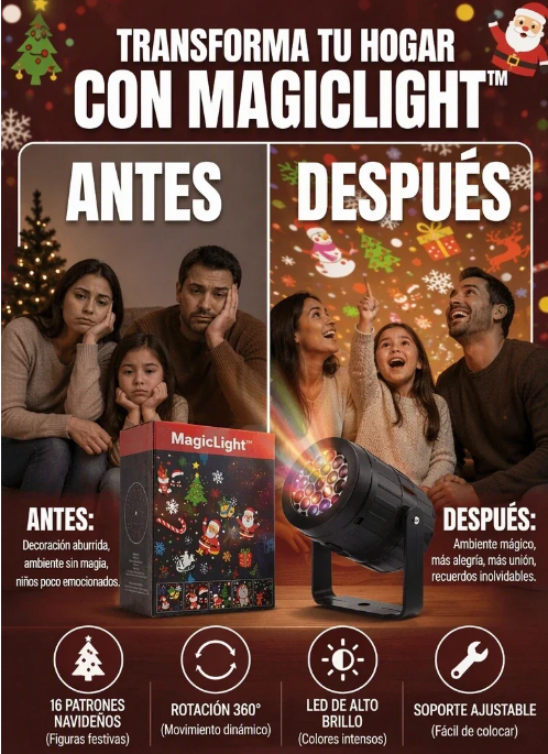 Detalle del Proyector Navideño
